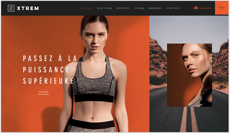 Idéal pour les marques de vêtements de sport